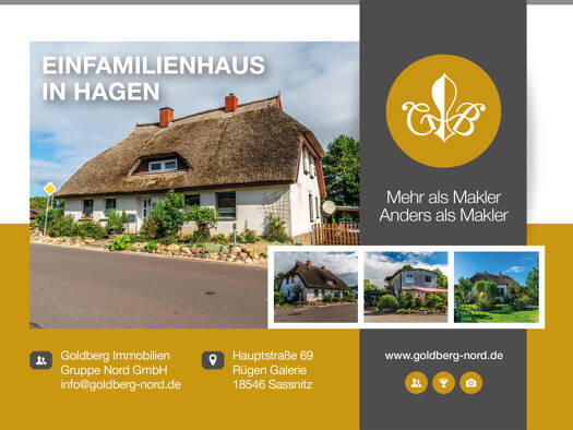 Einfamilienhaus zum Kauf als Kapitalanlage geeignet 499.000 € 10 Zimmer 230 m² 1.050 m² Grundstück Hagen Lohme 18551