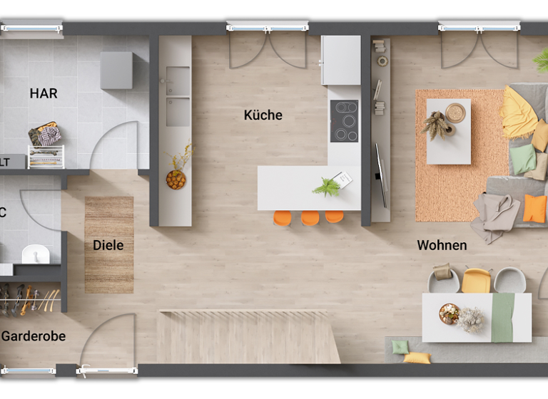 Einfamilienhaus zum Kauf provisionsfrei 252.050 € 4 Zimmer 132 m² 735 m² Grundstück Breuna 34479