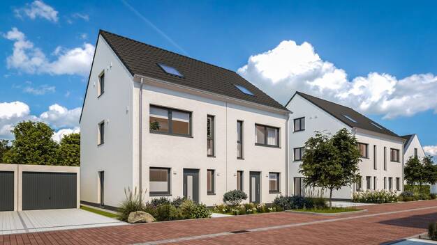 Doppelhaushälfte zum Kauf provisionsfrei 482.300 € 5,5 Zimmer 122 m² 265 m² Grundstück Jahnstr. Ecke Hermann-Stehr-Str. Oberaden Bergkamen 59192