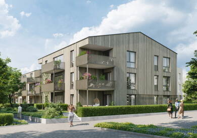 Terrassenwohnung zum Kauf - Neubau provisionsfrei 435.000 € 3 Zimmer 79 m² EG Offnadinger Straße 4 Kirchhofen Ehrenkirchen 79238
