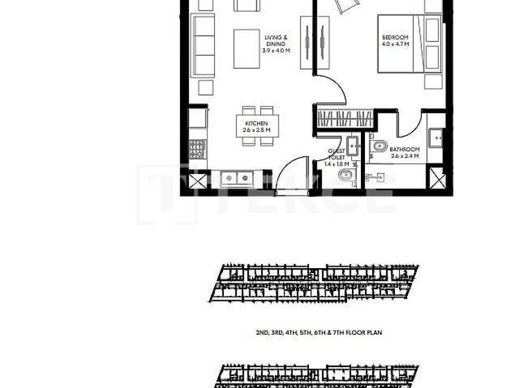Wohnung zum Kauf 399.000 € 3 Zimmer 110 m² 31. Geschoss Sharjah