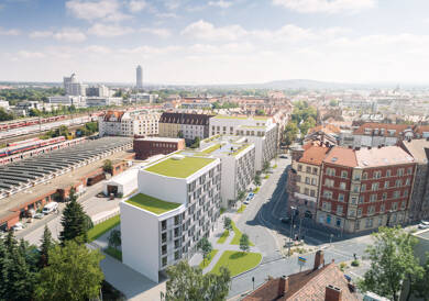 Wohnung zur Miete 520 € 1 Zimmer 20 m² 7. Geschoss Stephanstraße 9 Glockenhof Nürnberg 90478