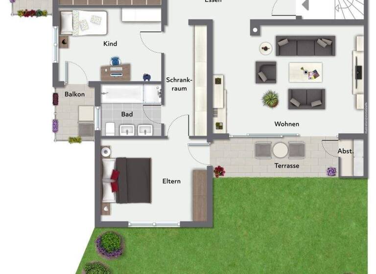 Wohnung zum Kauf 325.000 € 3,5 Zimmer 101 m² Nord Sindelfingen 71067