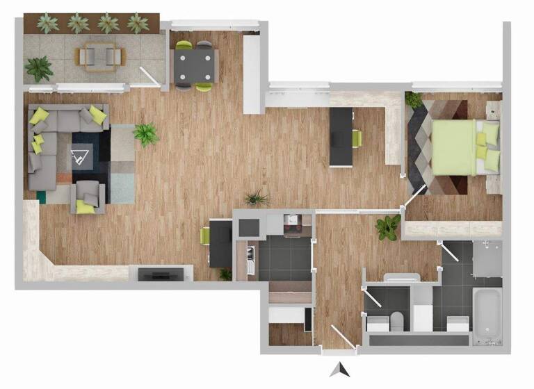 Wohnung zum Kauf 229.000 € 2,5 Zimmer 89 m² 8. Geschoss Bonlanden Filderstadt / Bonlanden 70794