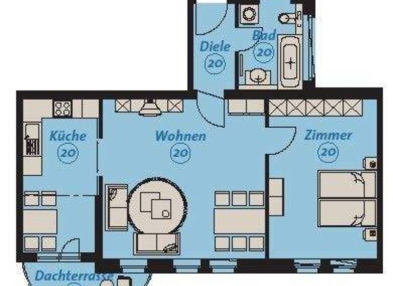 Maisonette zur Miete 850 € 2 Zimmer 69,8 m² 5. Geschoss frei ab 01.05.2026 Straße des 18. Oktober 15 Zentrum-Südost Leipzig 04103