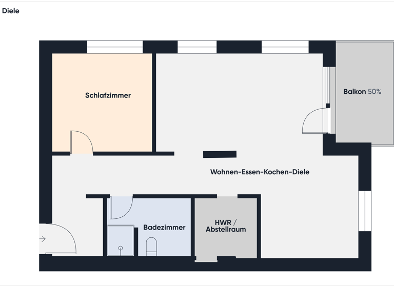 Wohnung zur Miete - Erstbezug 1.100 € 2 Zimmer 73,9 m² 1. Geschoss frei ab sofort Schweich 54338