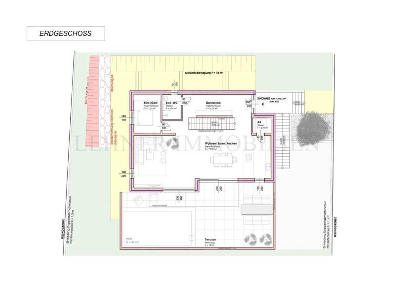 Villa zum Kauf 1.850.000 € 5 Zimmer 198 m² 1.395 m² Grundstück Seiersberg 8054