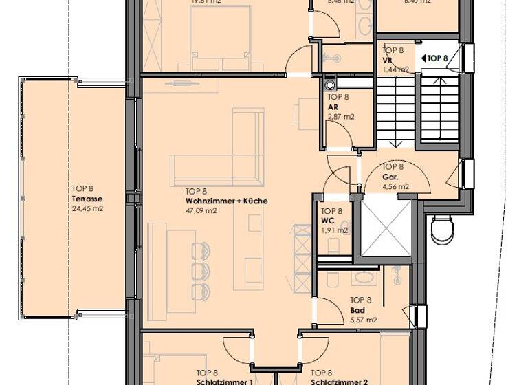 Penthouse zum Kauf 1.300.000 € 122 m² Leogang 5771
