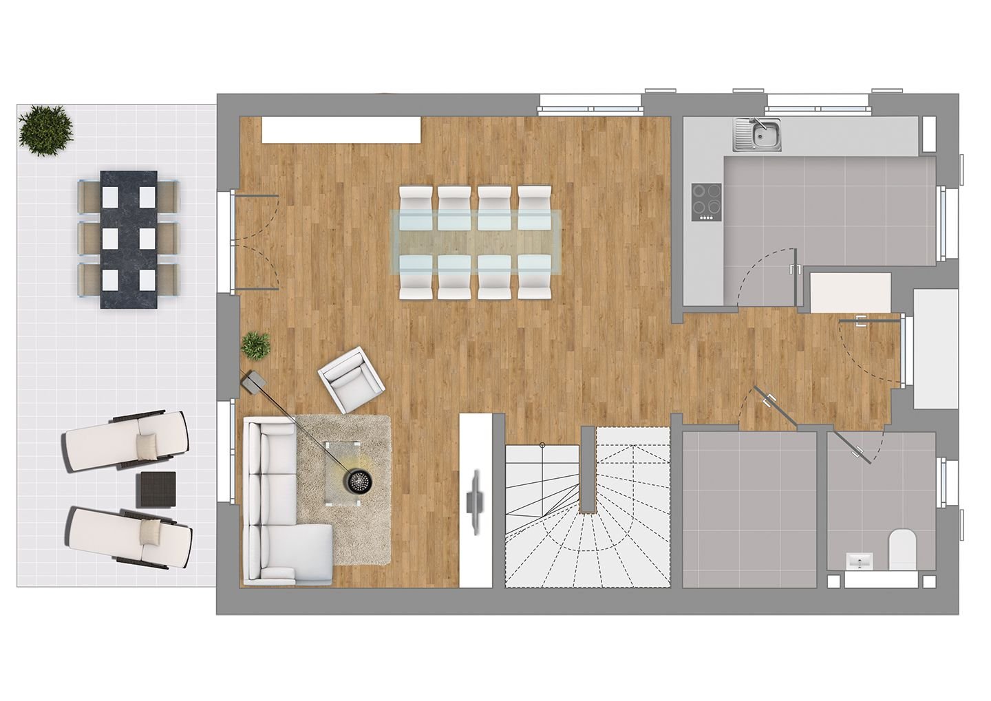 Doppelhaushälfte zum Kauf 990.000 € 5 Zimmer 185 m²<br/>Wohnfläche 179,2 m²<br/>Grundstück Wahlbezirk 29 Bad Homburg 61352