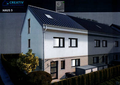 Reihenendhaus zum Kauf - Erstbezug 390.000 € 5,5 Zimmer 128 m² 109 m² Grundstück Schulstraße 3 Gauselfingen Burladingen 72393