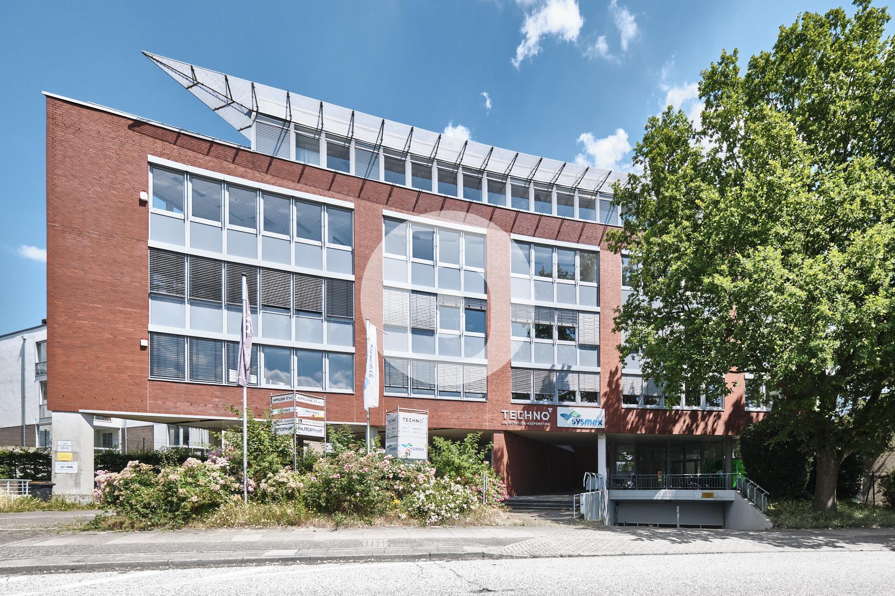 Bürofläche zur Miete provisionsfrei 9,50 € 343 m²<br/>Bürofläche ab 160 m²<br/>Teilbarkeit Aspelohe 27A-27C Garstedt Norderstedt 22848