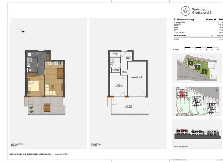 Penthouse zum Kauf 298.000 € 2 Zimmer 56,5 m²<br/>Wohnfläche Engen Engen 78234