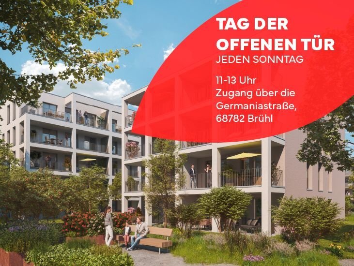 Terrassenwohnung zum Kauf provisionsfrei 397.800 € 3 Zimmer 78,4 m²<br/>Wohnfläche EG<br/>Geschoss Am Schrankenbuckel 16 Brühl 68782