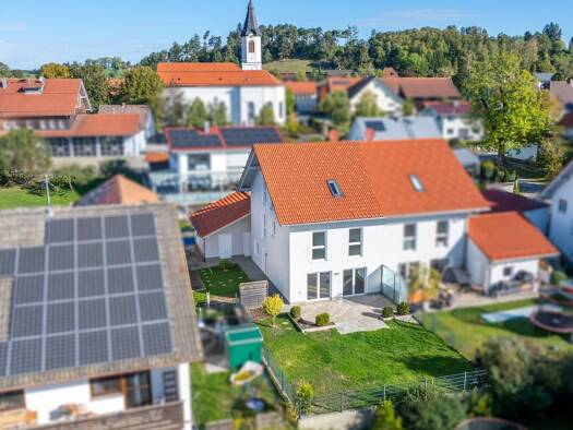 Doppelhaushälfte zum Kauf 585.000 € 5 Zimmer 142 m² 498 m² Grundstück Schwabsoien Schwabsoien 86987