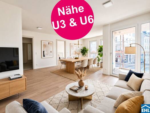 Wohnung zur Miete - Erstbezug 1.271 € 2 Zimmer 51,9 m² 6. Geschoss frei ab 15.10.2026 Mariahilfer Straße Rudolfsheim-Fünfhaus 1150