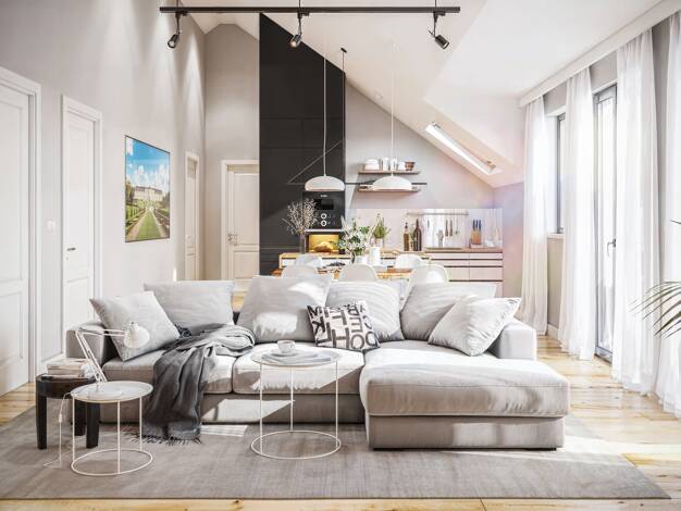 Wohnung zum Kauf - Neubau provisionsfrei 567.000 € 4 Zimmer 97,5 m² Dachgeschoss, 2. Geschoss Affalterbacher Straße 4 Poppenweiler Ludwigsburg 71642