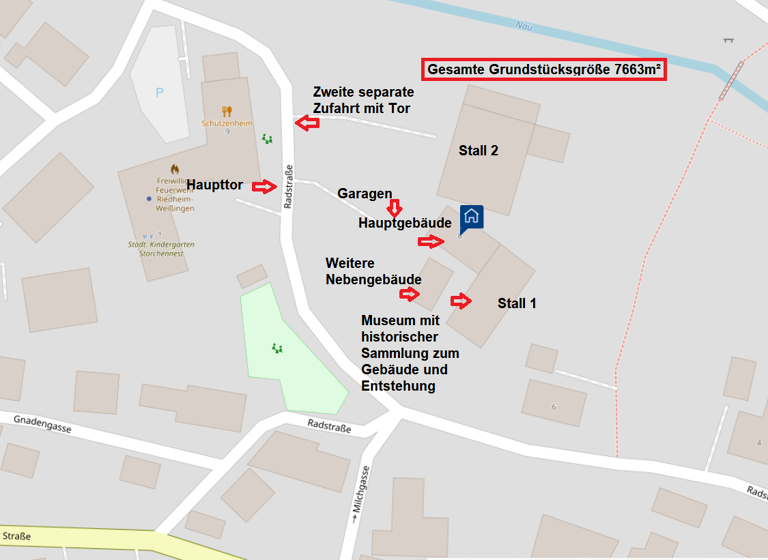 Land-/Forstwirtschaft zum Kauf 995.000 € 7.663 m² Grundstück Riedheim Leipheim 89340