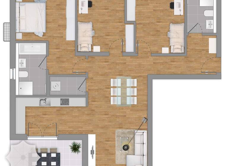 Wohnung zum Kauf 629.900 € 4 Zimmer 114,3 m² Alte Römerstraße 31 Langen 63225