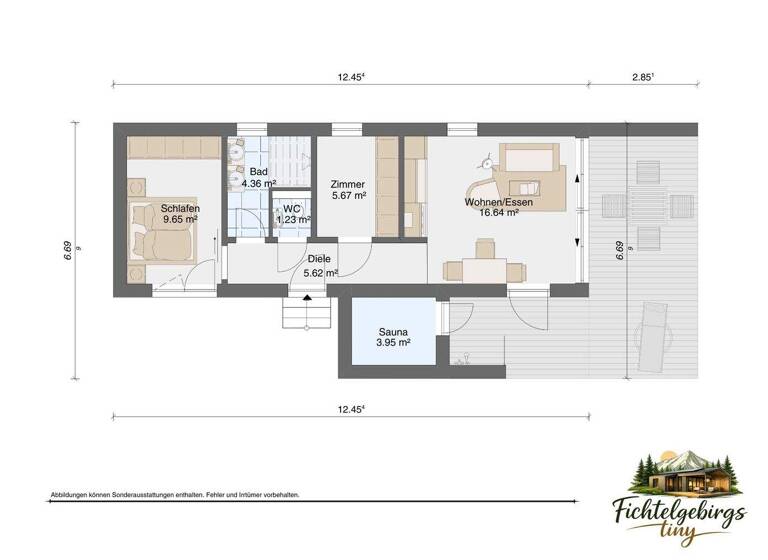 Bungalow zum Kauf 220.250 € 3 Zimmer 43 m² Selb 95100