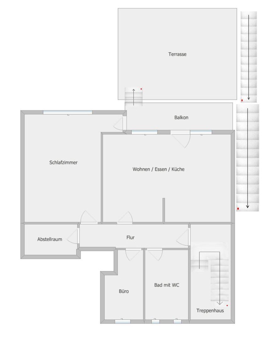 Wohnung zur Miete 990 € 3 Zimmer 78 m²<br/>Wohnfläche EG<br/>Geschoss 01.03.2025<br/>Verfügbarkeit Oberdürrbach Würzburg 97080