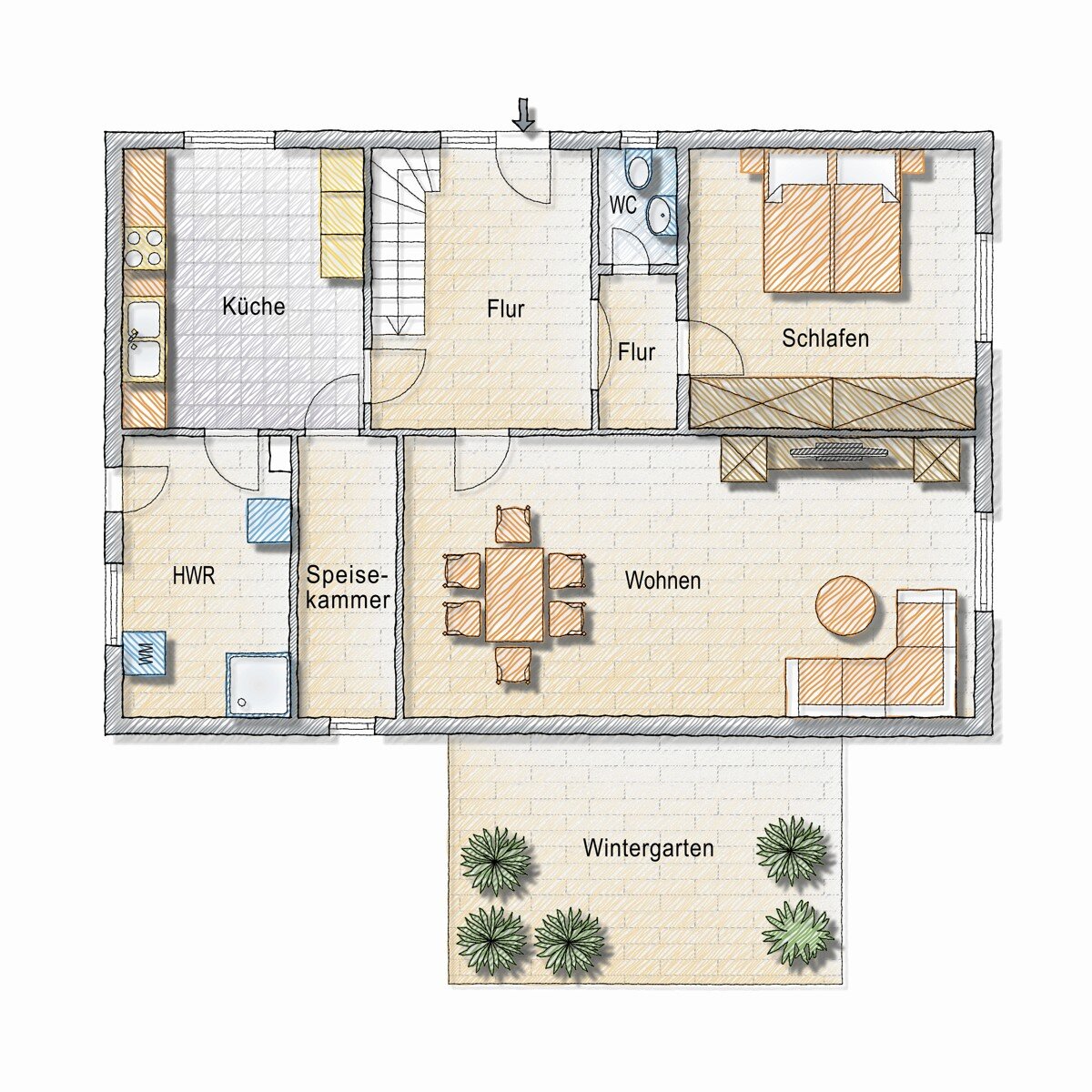 Einfamilienhaus zum Kauf 249.000 € 5,5 Zimmer 130 m²<br/>Wohnfläche 1.049 m²<br/>Grundstück Waygaard Dagebüll / Waygaard 25899