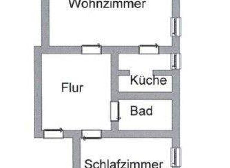 Wohnung zur Miete 340 € 2 Zimmer 55 m² frei ab 01.06.2026 Bautzen 02625