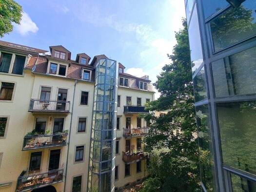 Wohnung zur Miete 584 € 2 Zimmer 47,8 m² frei ab sofort Martin-Luther-Platz 11a Äußere Neustadt Dresden 01099