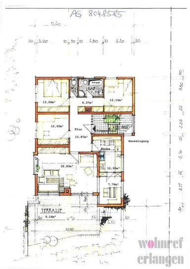 Wohnung zur Miete Wohnen auf Zeit 2.415 € 5 Zimmer 112 m² frei ab sofort Frauenaurach Erlangen 91056