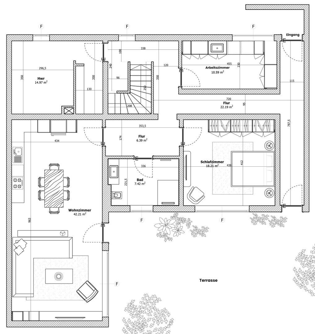 Wohnung zum Kauf provisionsfrei 260.000 € 3,5 Zimmer 100 m²<br/>Wohnfläche Richard-Wagner-Weg 8 Neufechingen Saarbrücken 66130