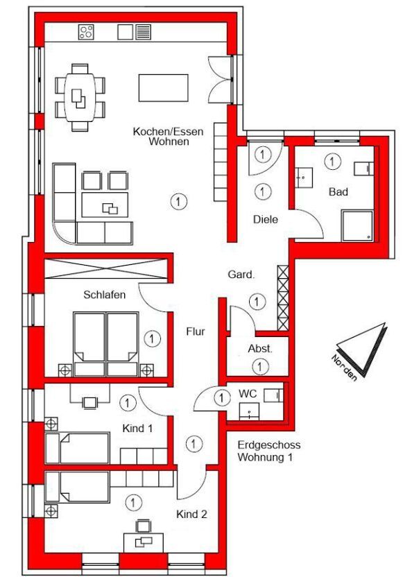 Wohnung zum Kauf 439.000 € 4 Zimmer 103 m²<br/>Wohnfläche Teublitz Teublitz 93158