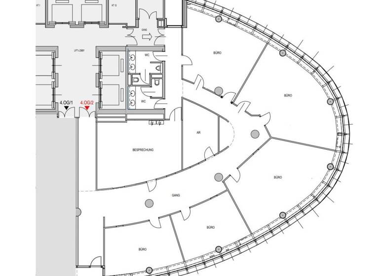 Bürofläche zur Miete 3.995 € 6 Zimmer 364 m² Bürofläche Wien 1220