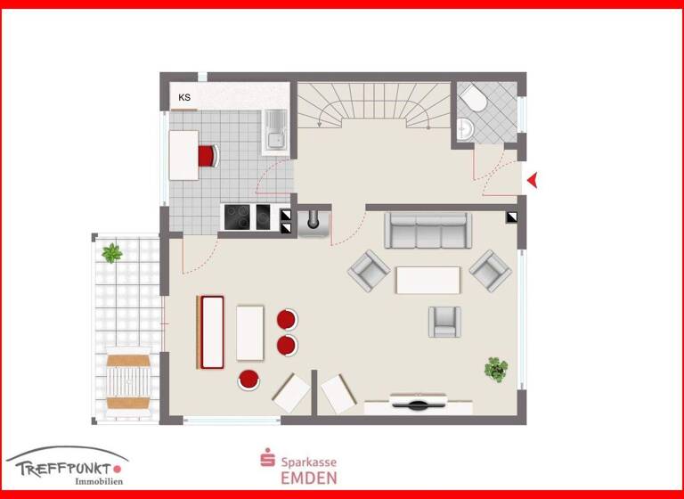 Einfamilienhaus zum Kauf 148.000 € 5 Zimmer 85 m² 595 m² Grundstück Borssum/Hilmarsum Emden 26725