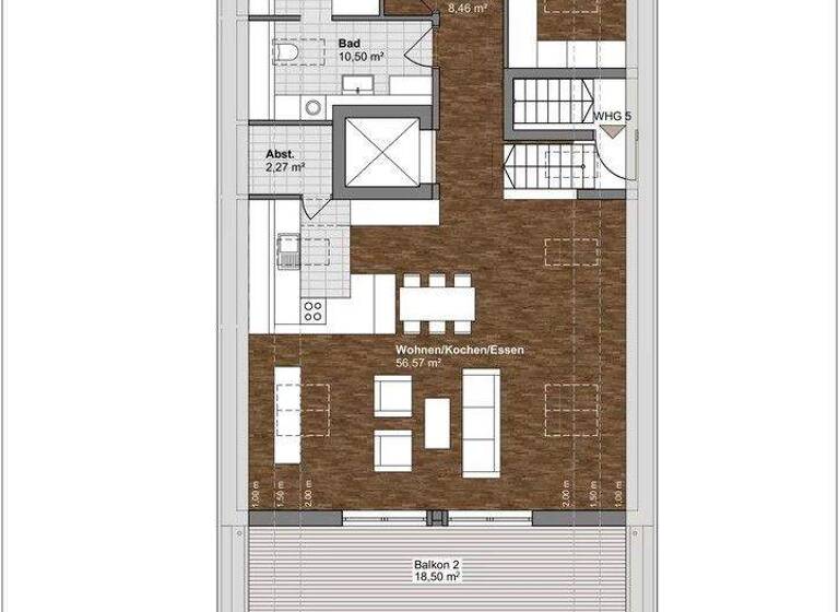 Terrassenwohnung zum Kauf provisionsfrei 579.000 € 2 Zimmer 58 m² 2. Geschoss Maria-Ward-Straße 42 Simbach Simbach a.Inn 84359
