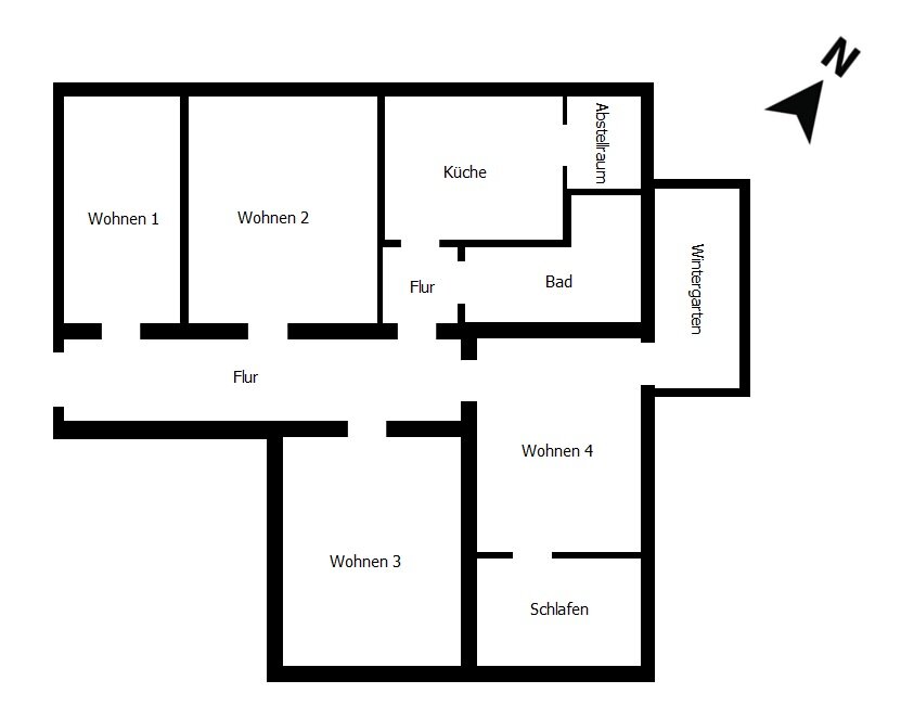 Wohnung zur Miete 750 € 5 Zimmer 140 m²<br/>Wohnfläche 1.<br/>Geschoss ab sofort<br/>Verfügbarkeit Poststr. 5a Oberstadt / Braunschweiger Straße Helmstedt 38350