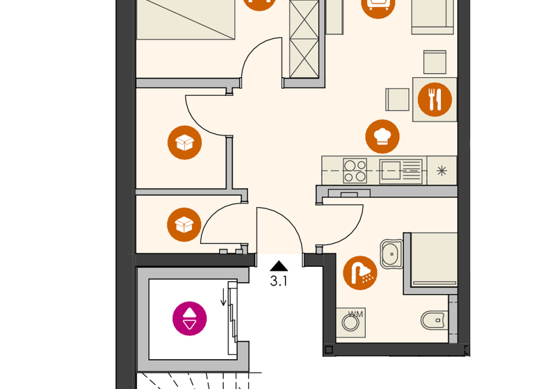 Wohnung zum Kauf provisionsfrei 254.000 € 2 Zimmer 47,7 m² 3. Geschoss frei ab sofort Marktplatz 50 Gunzenhausen 91710