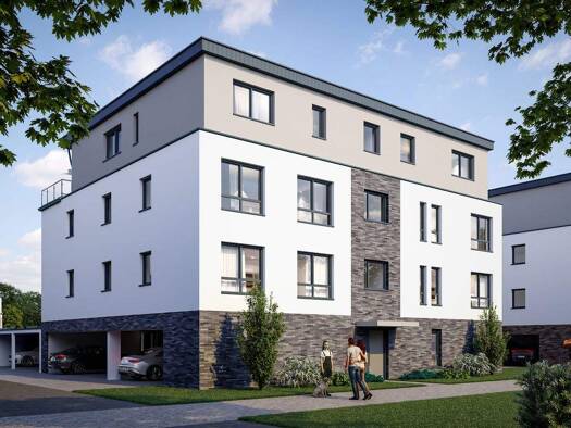 Terrassenwohnung zum Kauf - Erstbezug als Kapitalanlage geeignet 299.500 € 2 Zimmer 68,5 m² Lindenstraße 62 Stadtmitte Grevenbroich 41515