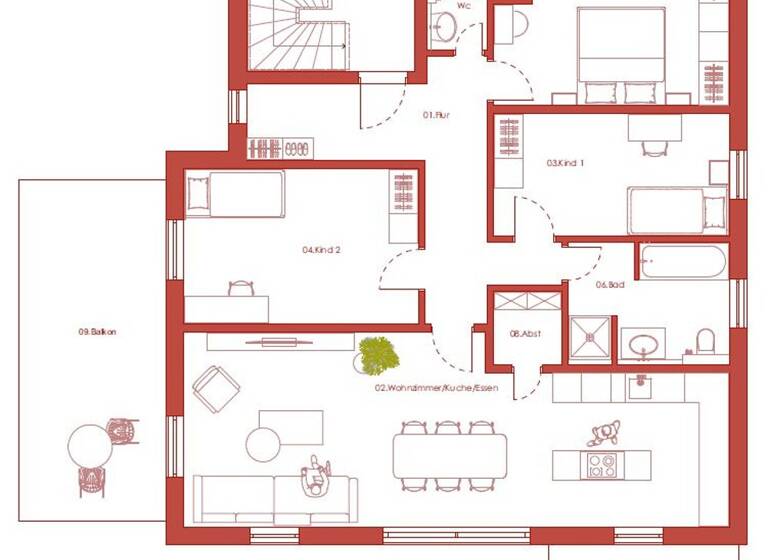 Wohnung zum Kauf provisionsfrei 573.000 € 4 Zimmer 121,9 m²<br/>Wohnfläche Gartenstadt Nürnberg 90469