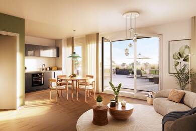 Terrassenwohnung zum Kauf provisionsfrei 376.000 € 2 Zimmer 49,1 m² EG frei ab sofort Am Schäferanger 2-12 Oberschleißheim Oberschleißheim 85764