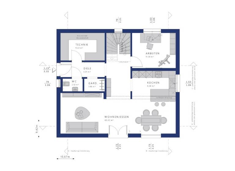 Einfamilienhaus zum Kauf 595.233 € 4 Zimmer 165 m² 316 m² Grundstück Queichheim Landau in der Pfalz 76829