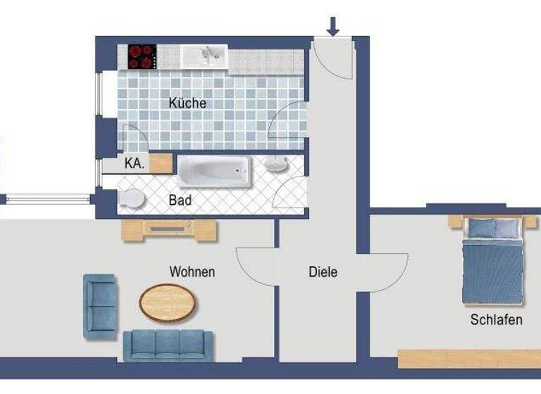 Wohnung zum Kauf provisionsfrei 345.000 € 3 Zimmer 95 m² 2. Geschoss Weißenburger Straße 18 Spandau Berlin 13595