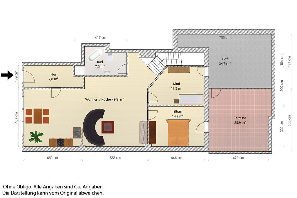 Wohnung zum Kauf 129.000 € 3,5 Zimmer 134,4 m²<br/>Wohnfläche Heppens Wilhelmshaven-Innenstadt 26384