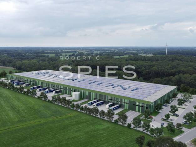 Logistikzentrum zur Miete - Erstbezug provisionsfrei 21.200 m² Lagerfläche teilbar ab 21.200 m² Lehmden Rastede 26180