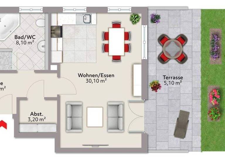 Wohnung zum Kauf 485.000 € 2 Zimmer 75,4 m² Niedernfels Marquartstein 83250