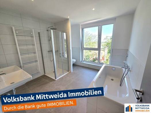 Wohnung zur Miete - Erstbezug 999 € 3 Zimmer 89,6 m² 1. Geschoss frei ab 01.11.2026 Friedrichstraße 8 Hartmannsdorf 09232