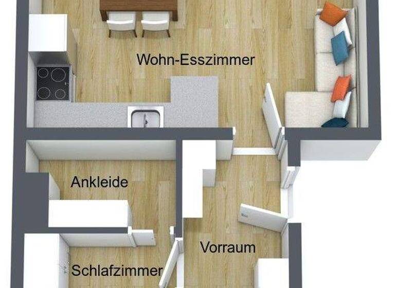 Wohnung zum Kauf provisionsfrei 175.000 € 2 Zimmer 42 m² Jakob-Ghon Allee St. Agathen und Perau Villach 9500