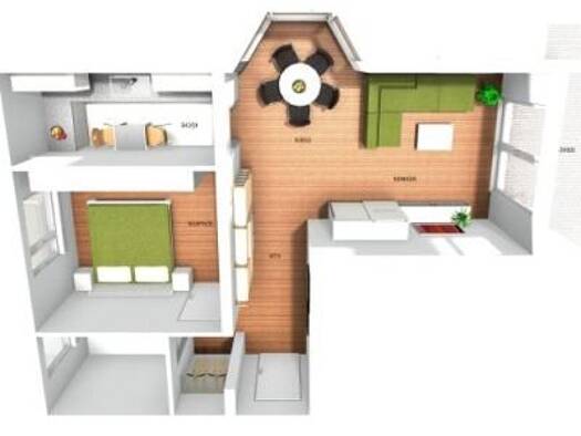 Wohnung zur Miete 500 € 2 Zimmer 64 m² 1. Geschoss frei ab sofort NUGROMA Wohnpark Meerane 08393