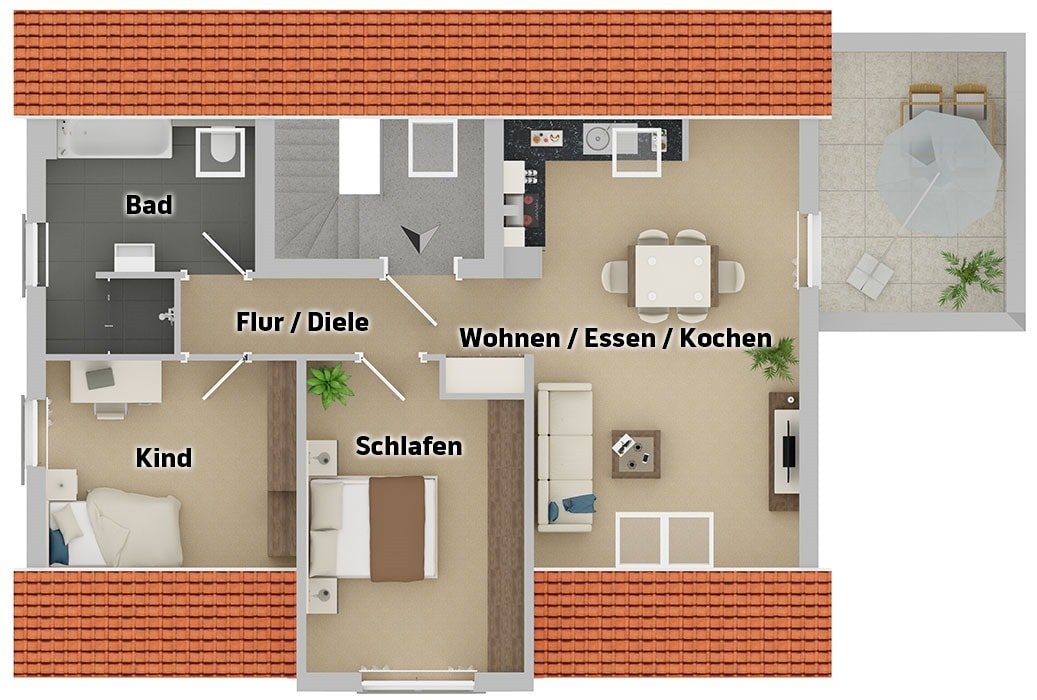 Wohnung zum Kauf provisionsfrei nur mit Wohnberechtigungsschein 366.100 € 3 Zimmer 74,9 m²<br/>Wohnfläche Prissath Schwandorf 92421