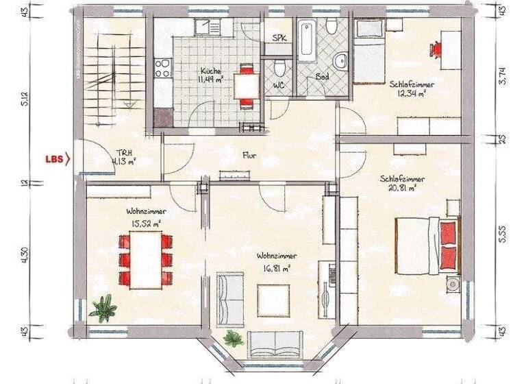 Mehrfamilienhaus zum Kauf 480.000 € 12 Zimmer 217 m² 689 m² Grundstück Wietesch/Schleupe Rheine 48431
