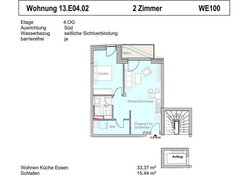 Wohnung zum Kauf - Erstbezug provisionsfrei 322.504 € 2 Zimmer 62 m² 4. Geschoss Gaarden-Ost Kiel 24143