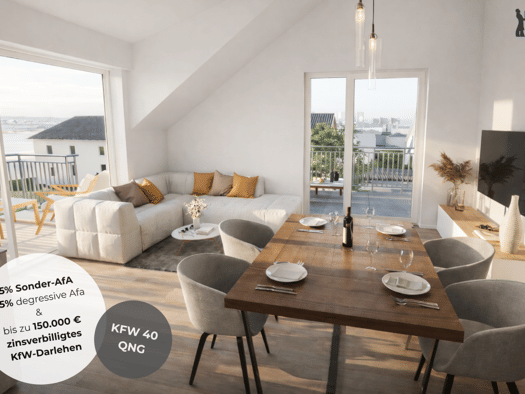Wohnung zum Kauf - Neubau provisionsfrei 484.000 € 2 Zimmer 65,3 m² 2. Geschoss Alemannenstraße 15 Renningen Renningen 71272